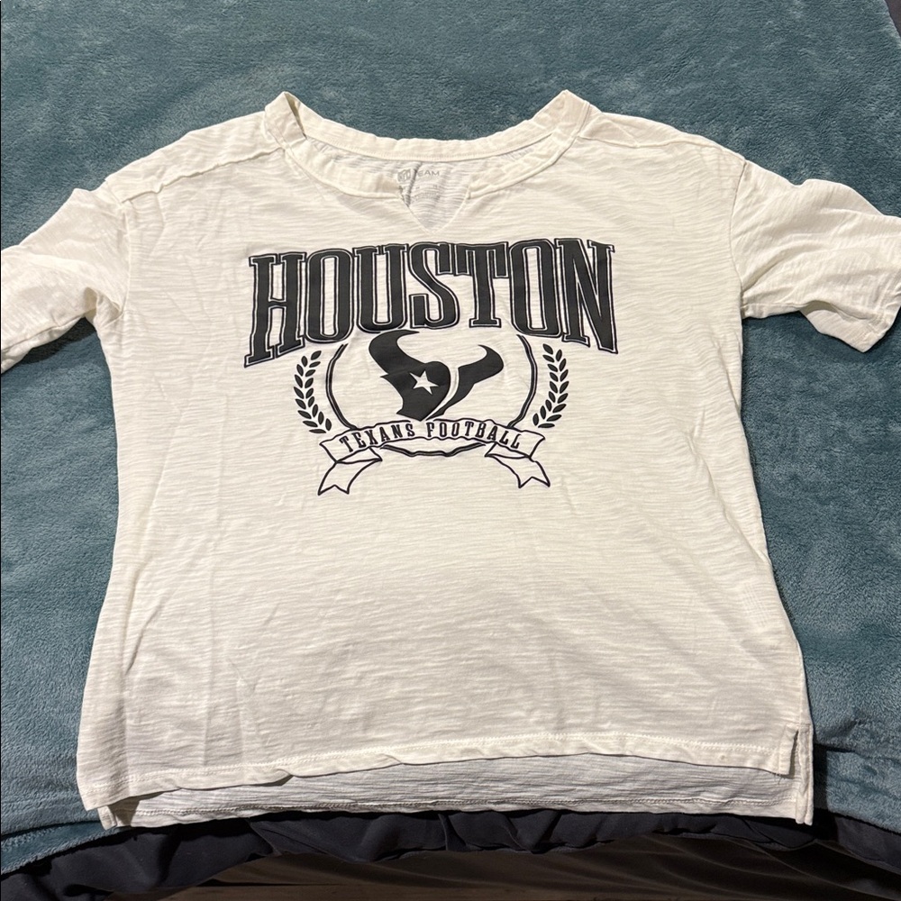NFL Houston Texans Cream Short Sleeve Tee